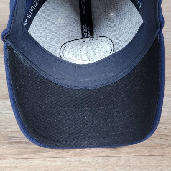 Penn State Nittany Lions Zephyr Hat Cap Size M/L Stretch Fit Navy Blue Football - Picture 7 of 9
